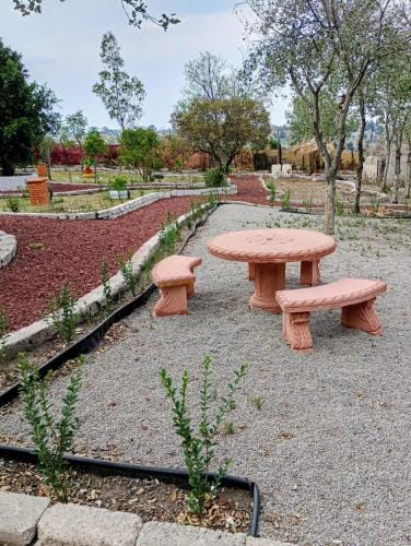 cabanas en arcos del sitio Inn in Hidalgo, Mexico