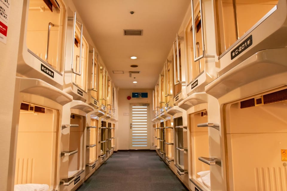Capsule Hotel Asahi Plaza Shinsaibashi Capsule hotel in Osaka