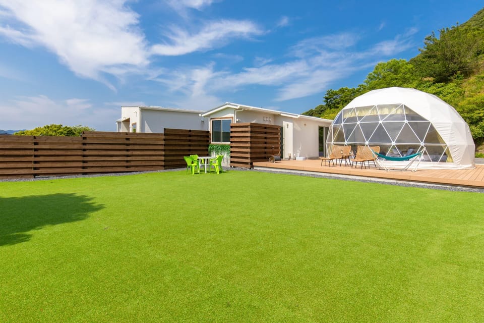 Lemon Farm Glamping Shimanami Hotel in Hiroshima Prefecture