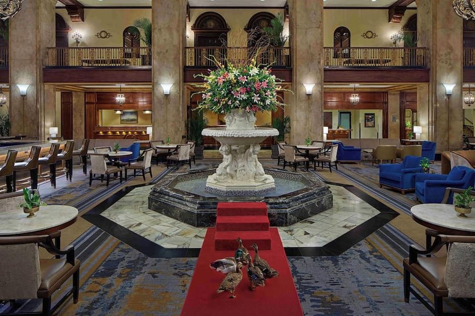 The Peabody Hotel in Mud Island