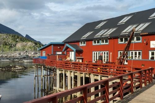 Brygga restaurant Bed & Breakfast Hotel in Lofoten