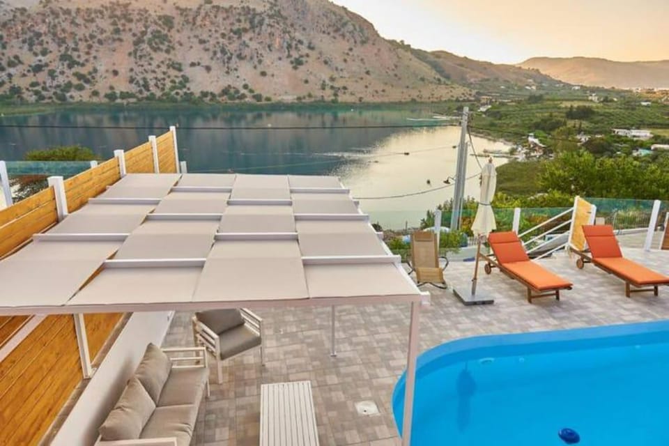 Stunning Lake Kournas Retreat 2 New Private Pool Hotel in Crete