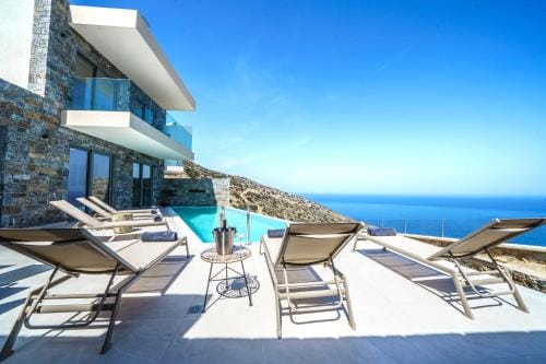 Hilltop Luxury Villas with Private Pool and Sea View Hotel in Crete