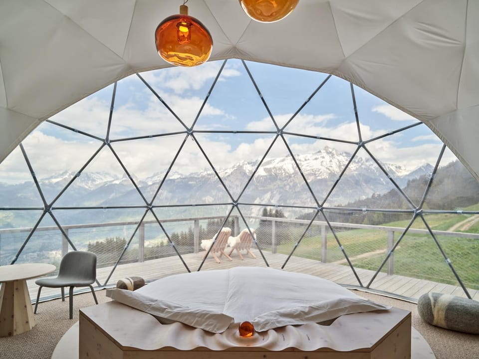Whitepod Hotel in Haute-Savoie
