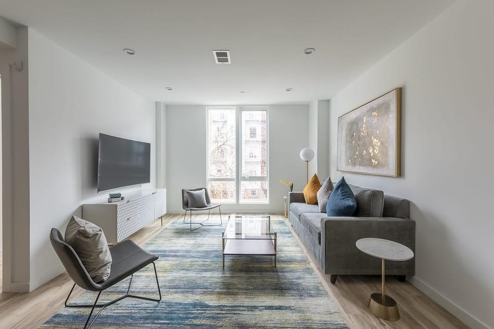 Stylish 3BR Retreat w Private Deck Near NYC Hotel in Hoboken