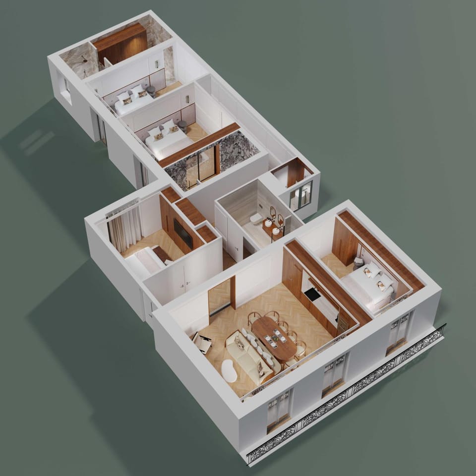 Luxury apartment / AC - 4BR/ 8P - Bastille Resort in Paris
