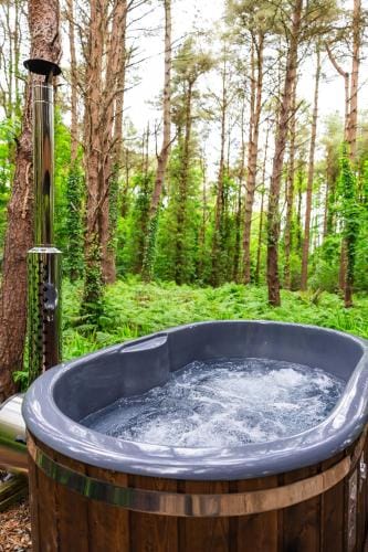 Burrenmore Nest - Luxury Forest Lodges with Hot Tubs & Sauna Lodge in Northern Ireland