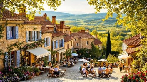 Chambre Deluxe - vue jardin - situee dans le triangle d'or du Luberon Hotel in Lacoste