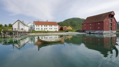 Koselig campingvogn Hotel in Lofoten