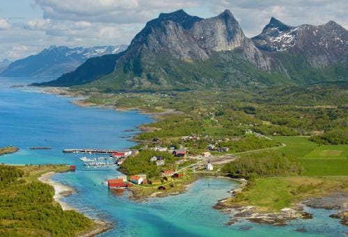 Koselig campingvogn Hotel in Lofoten