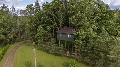 Baba Yaga Treehouse Lodge in Lithuania