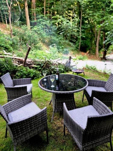 The Toads Hideout - A Cabin in an Ancient Welsh Woodland Lodge in Wales