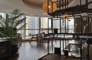 10m Floor-to-Ceiling Window American Luxury Homestay (Changfeng Park Area) Hotel in Shanghai