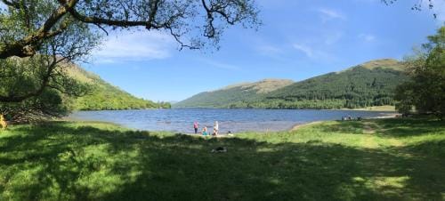 Hillside Log cabin, Ardoch Lodge, Strathyre Lodge in Strathyre