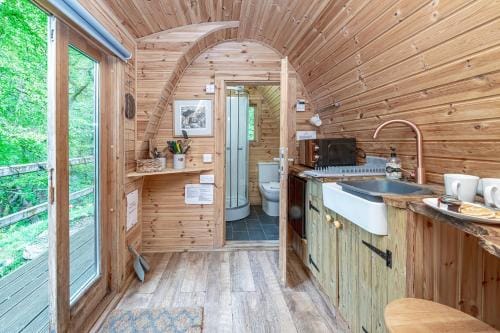 Nyth Y Goedwig Lodge in Wales