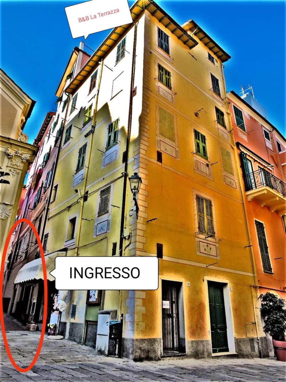 La terrazza Hotel in Bordighera