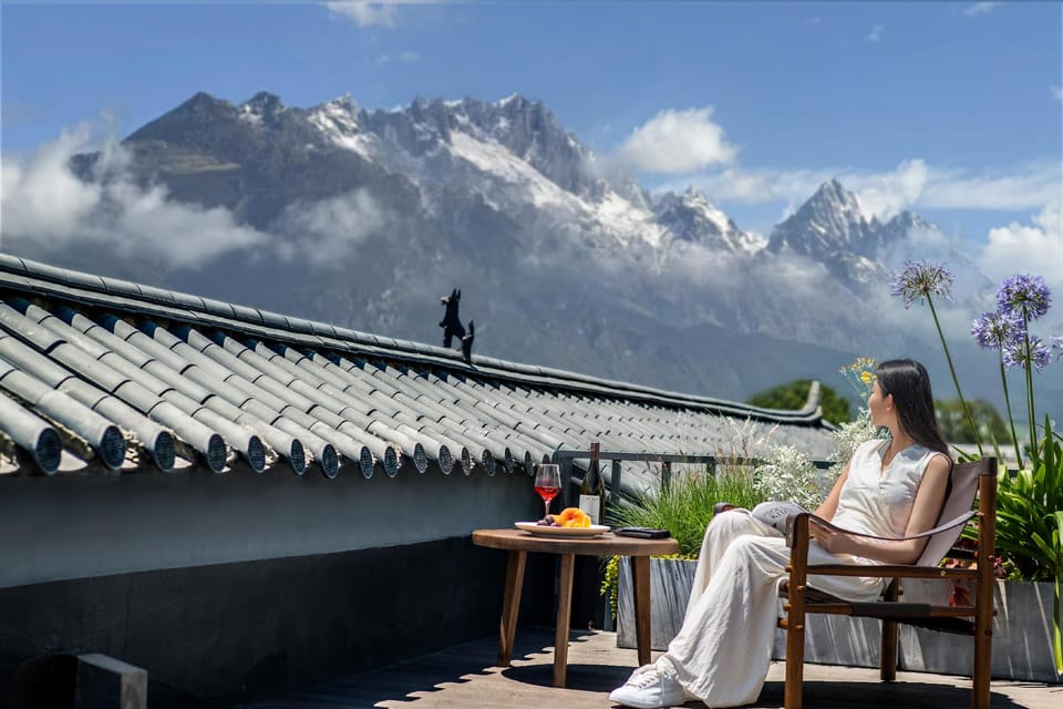 37 Courtyard - Jade Dragon Snow Mountain Panoramic Intangible Cultural Heritage Art B&B - Baisha Anc Hotel in China
