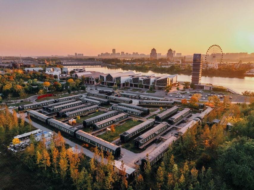 Green Train Leisurely Time Hotel in Jiangsu