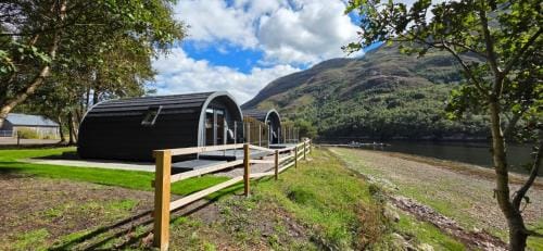 Loch Leven Pods Lodge in Scotland