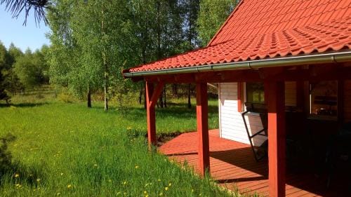 Domek Letniskowy przy lesie Lodge in Lithuania