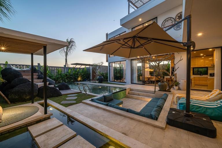 Lumira : Breathtaking 4BR Villa w/ Slide & Rice Field Views Resort in Kediri