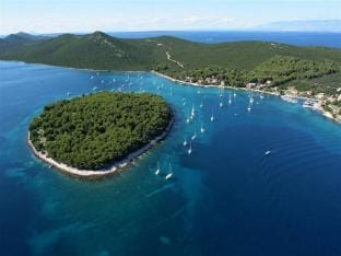 Lush studio apartment by the beach Hotel in Zadar County