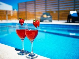 Villa in Crete with Pool by Sandy Beach Hotel in Rethymno
