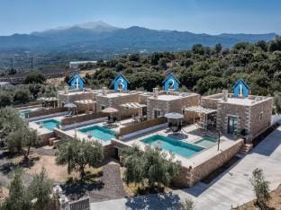Villa in Melidoni with Private Pool  Garden Hotel in Crete