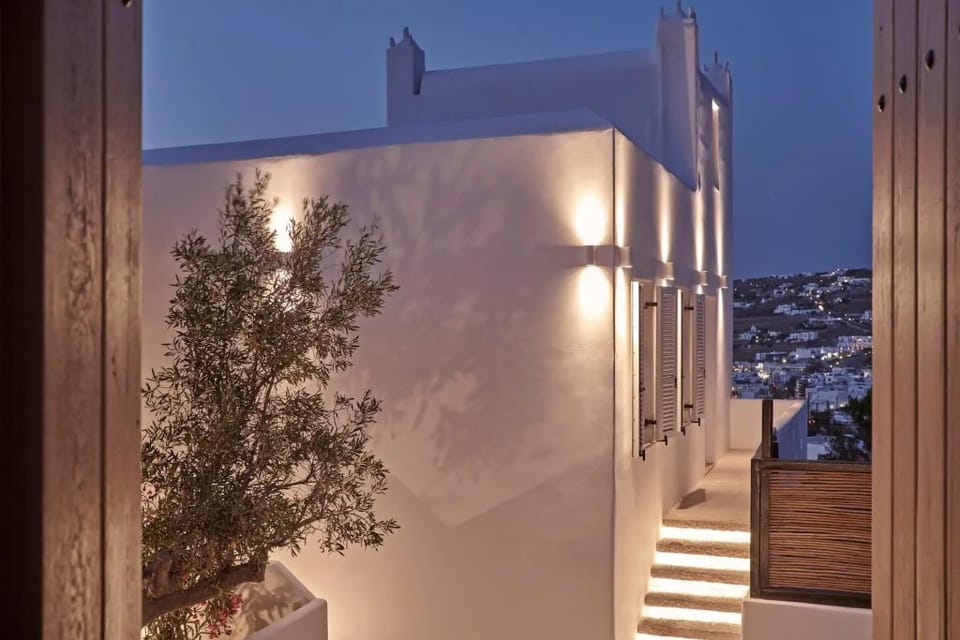 Villa Mykonos Heaven - Sea View & Outdoor Hot Tub Hotel in Ornos