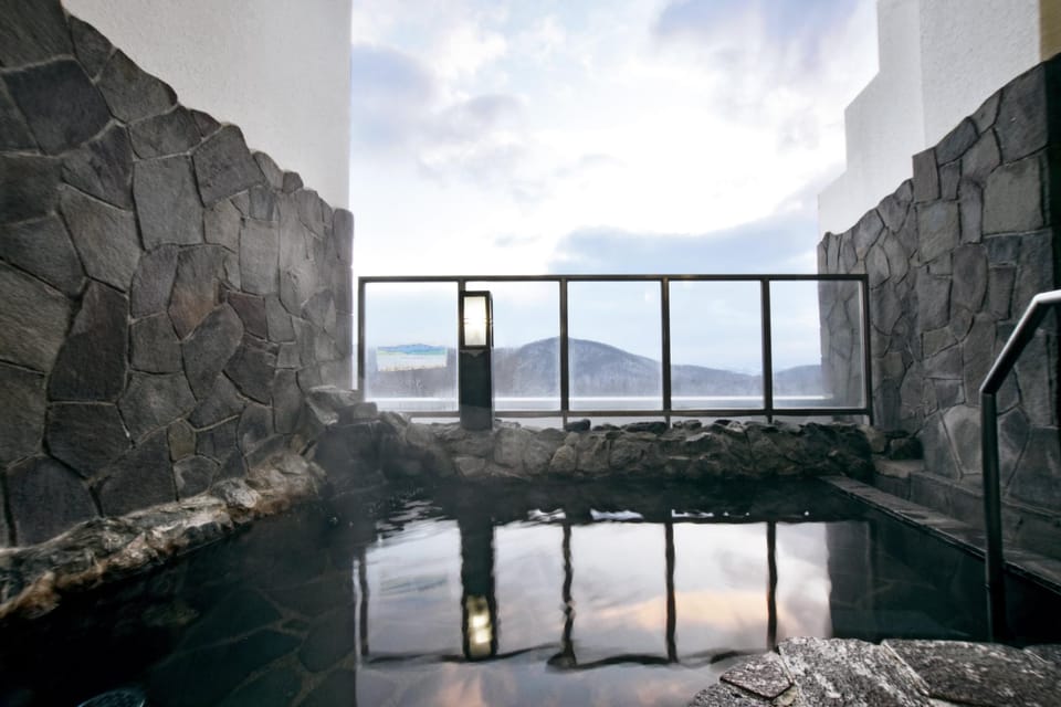 Open air bath