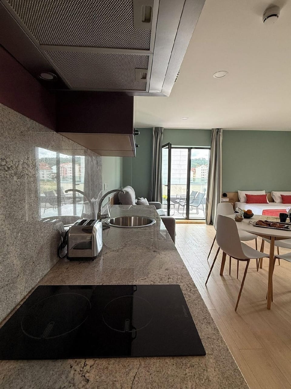 Luxury Singular Pensión Estudios Blue Hotel in Galicia