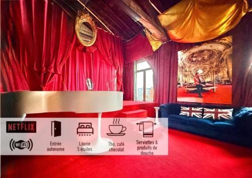 10 Tres Grande Chambre insolite double volume XL, proximite gare de tourcoing Hotel in Flanders