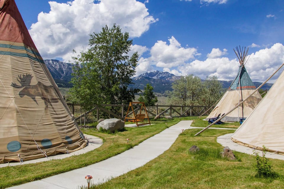 Yellowstone Tipis Resort in Gardiner