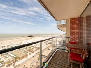 Sea-view apartment in Blankenberge Hotel in Flanders
