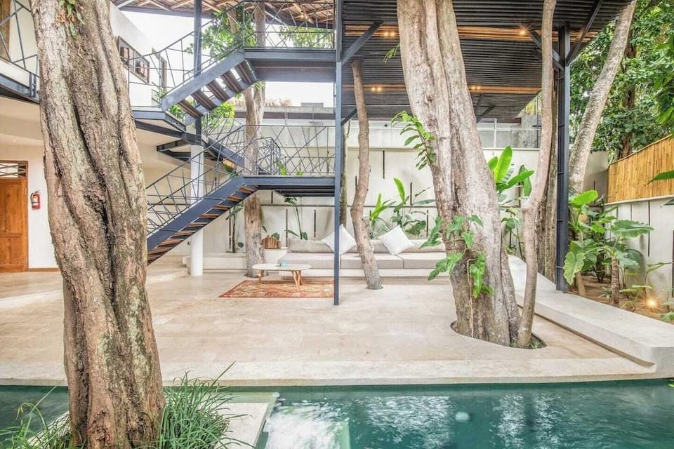 Chic 2-br Villa With Pool, 800m to Canggu Beach Hotel in North Kuta