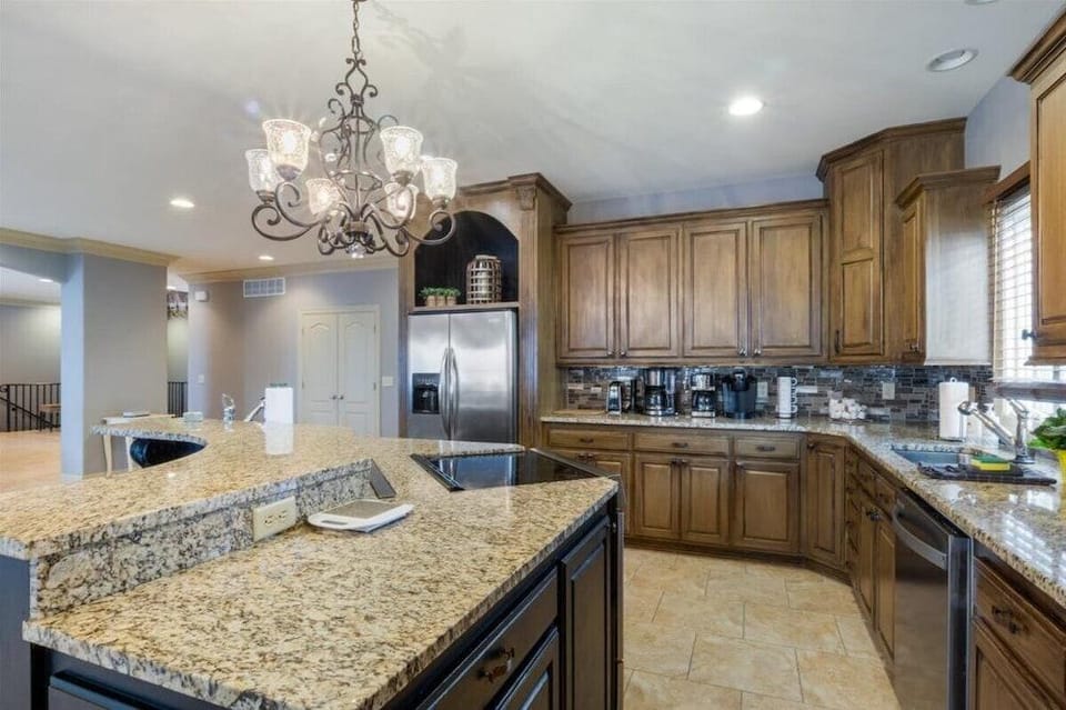 Luxury Lakefront Escape w/ Heated Pool, Hot Tub & Theater Hotel in Sunrise Beach