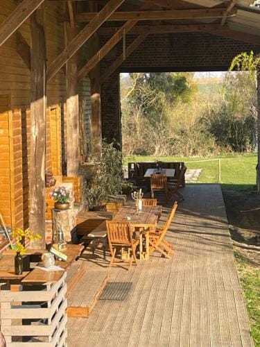 Double room on farm (La ferme du Tao) Hotel in Wallonia, Belgium