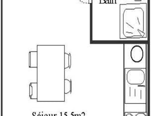 Studio for 2 People Hotel in Piedmont