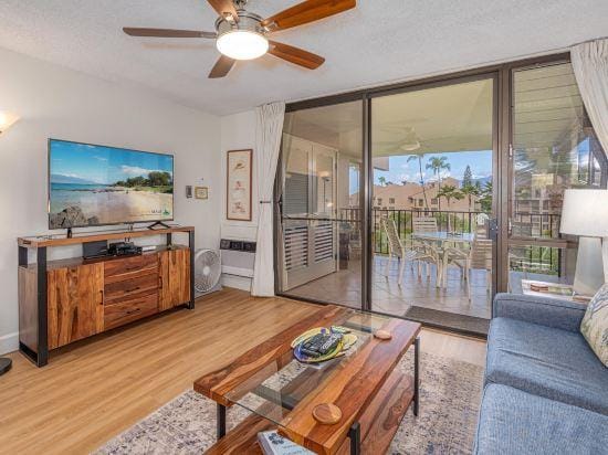 Kamaole Sands 6-303 - Courtyard and Ocean Views from Renovated 3rd Floor Condo Hotel in Wailea
