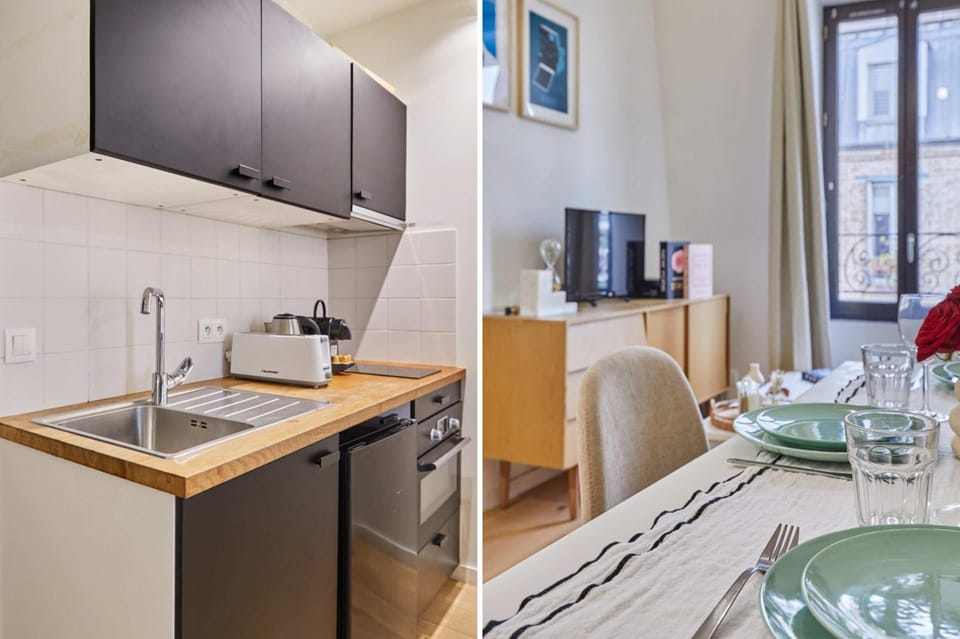 Charming Apartment Boulogne facing "Les Passages" Hotel in Paris