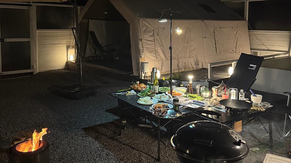 Jeju Cottage Camping Hotel in South Korea