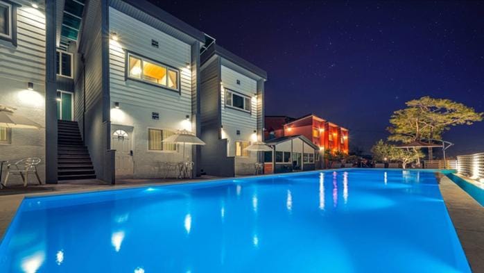 Heimish Pool Villa Hotel in South Korea