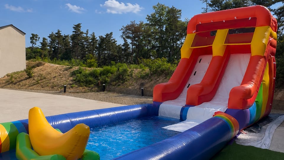 Gyeongju Luge Kids Pool Villa Hotel in South Korea