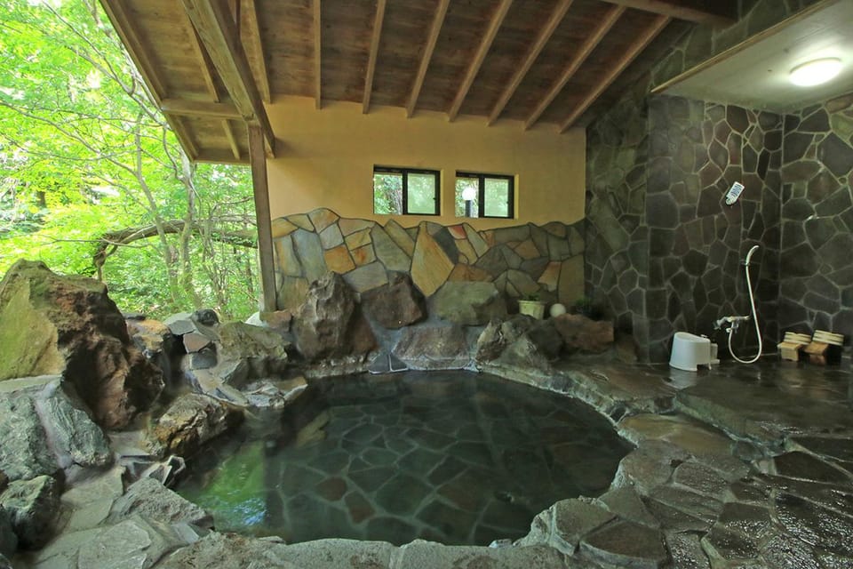 Open air bath