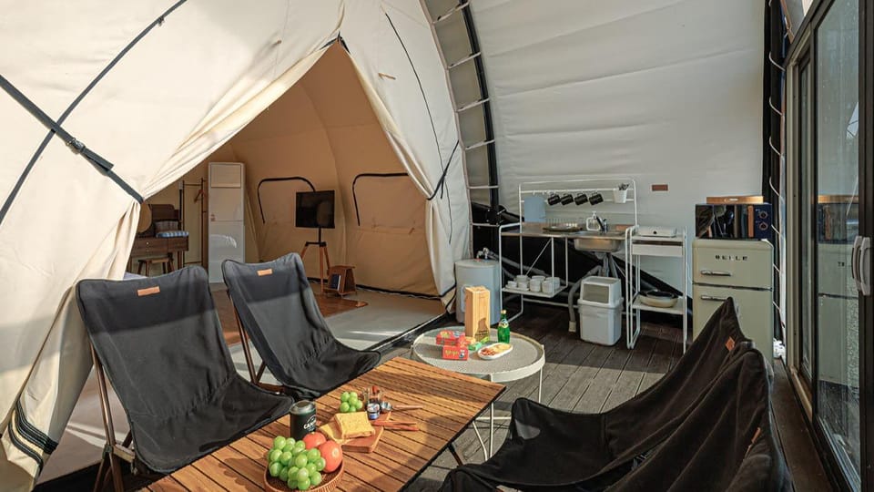 Asan Haru Glamping Hotel in South Korea