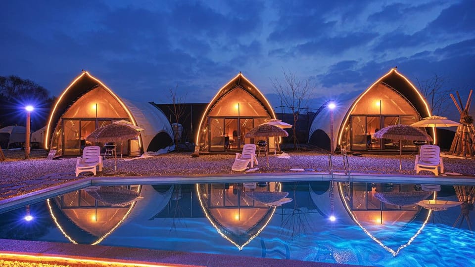 Asan Haru Glamping Hotel in South Korea