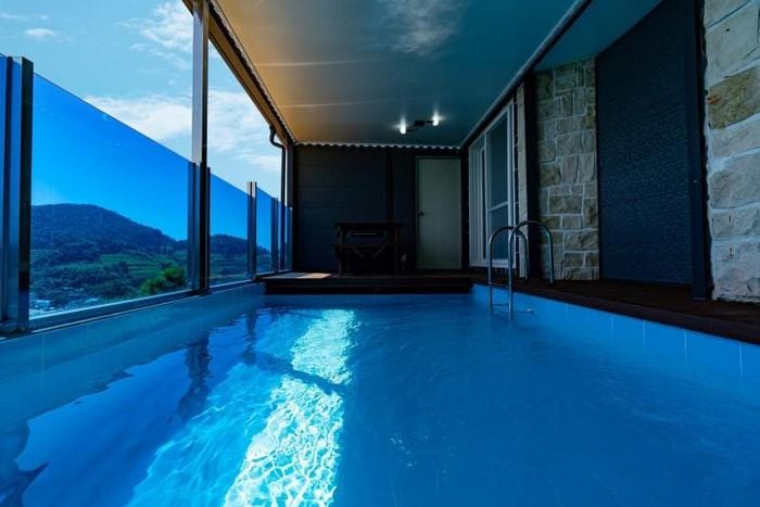 namhae badaai pool Villa Hotel in South Korea