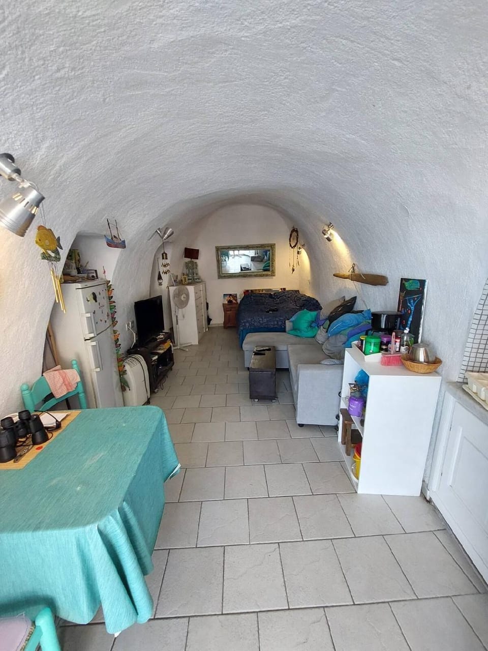 Studio in Old Port of Fira, Sea View, Santorini Hotel in Thera