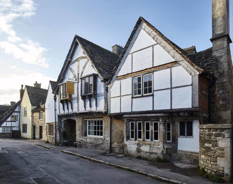 Sign of the Angel Inn in England