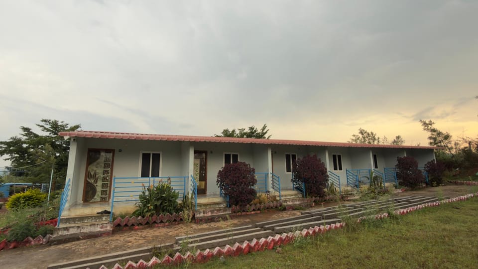 Mountain view camping tents Araku Resort in Andhra Pradesh